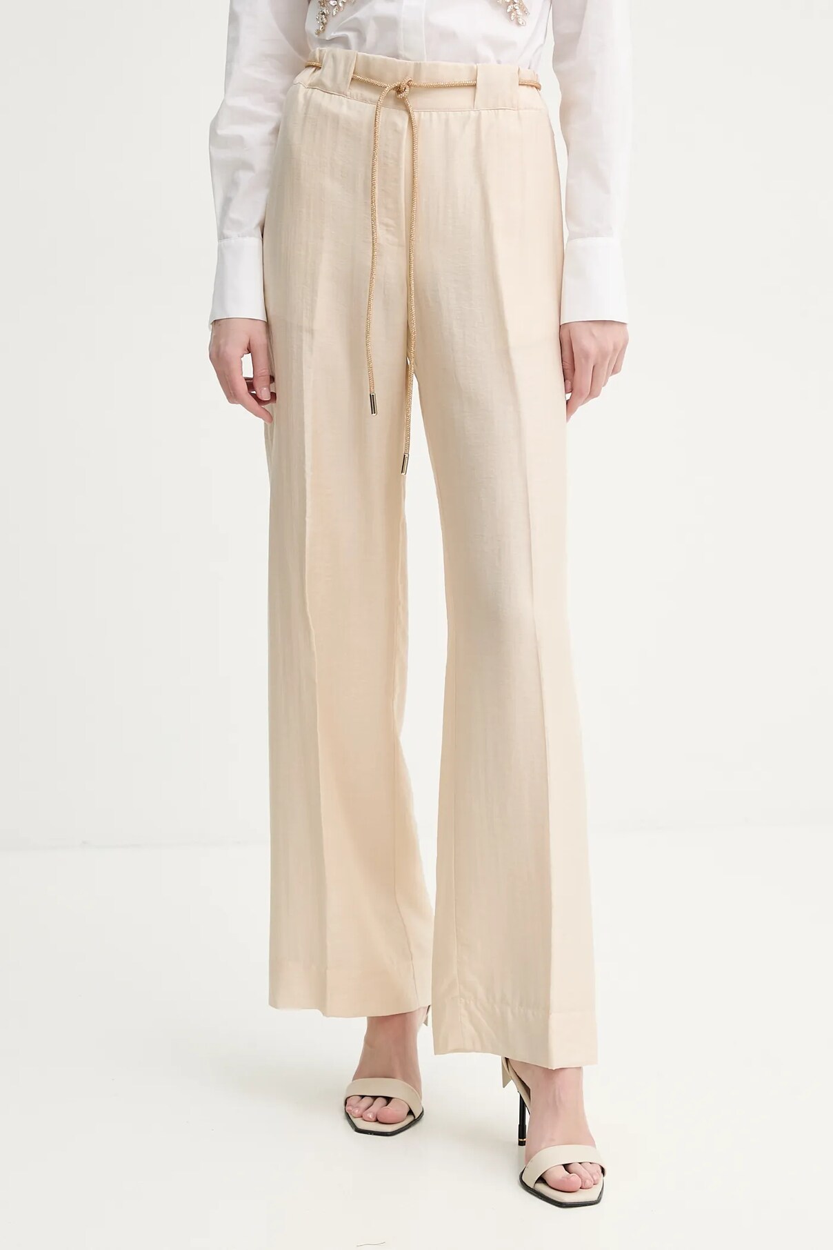 

Брюки Blugirl Blumarine, бежевый