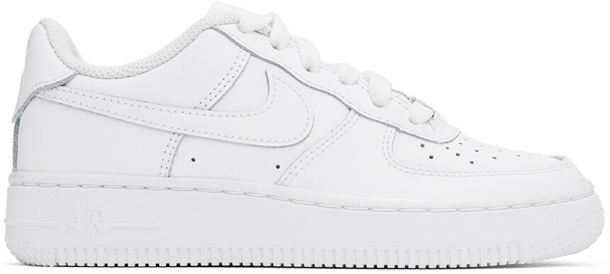 

Детские белые кроссовки Air Force 1 LE Nike, белый/белый/белый/белый