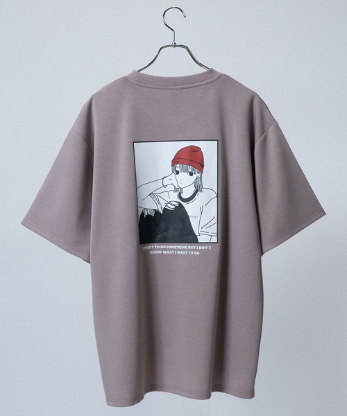 

Футболка с перфорацией на спине и боковым разрезом Red Cap Girl, красная