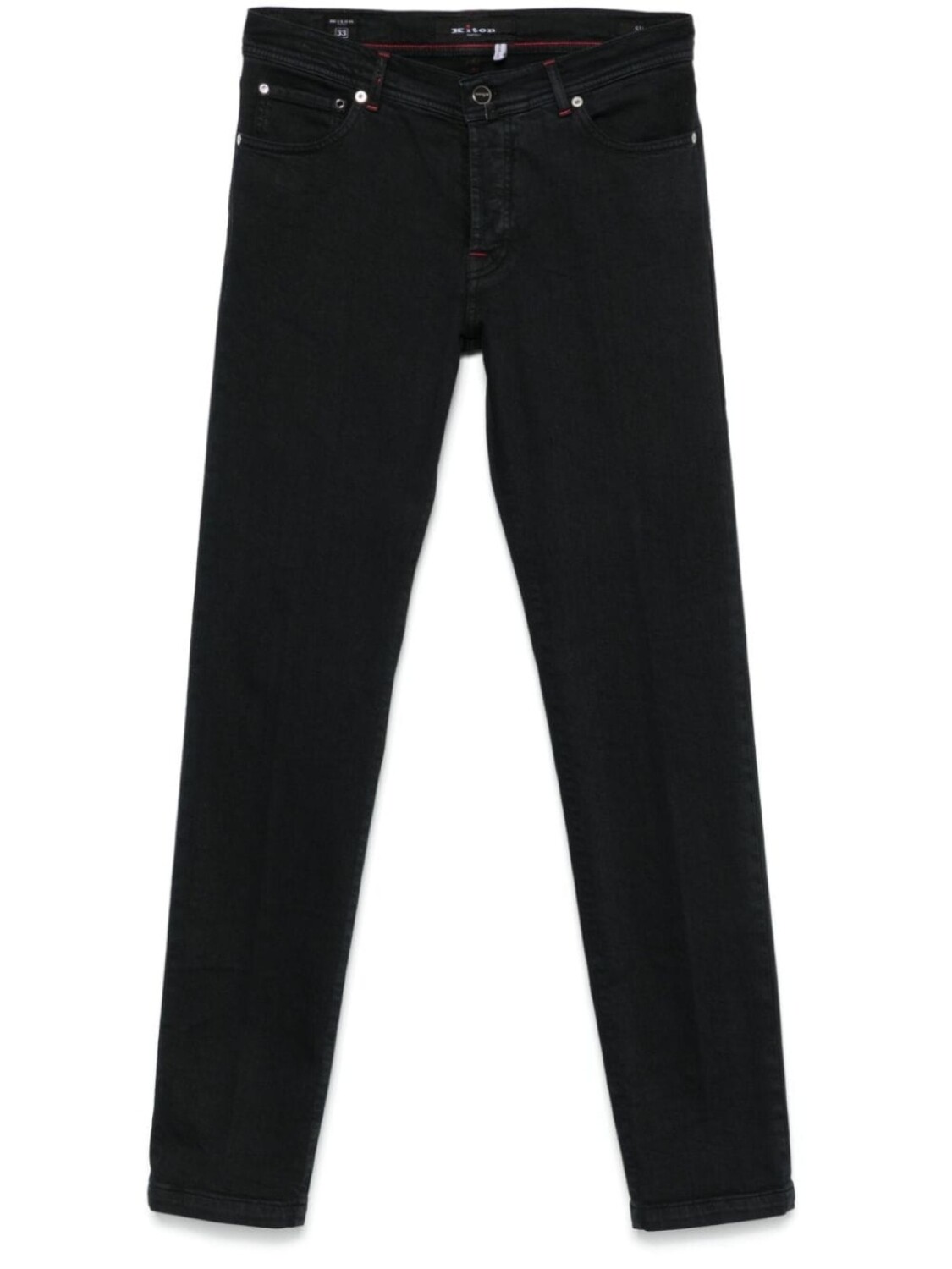 

Kiton облегающие джинсы, черный