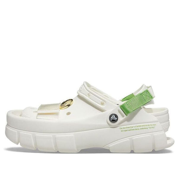 

Сандалии sankuanz x clog 'white green' Crocs, белый