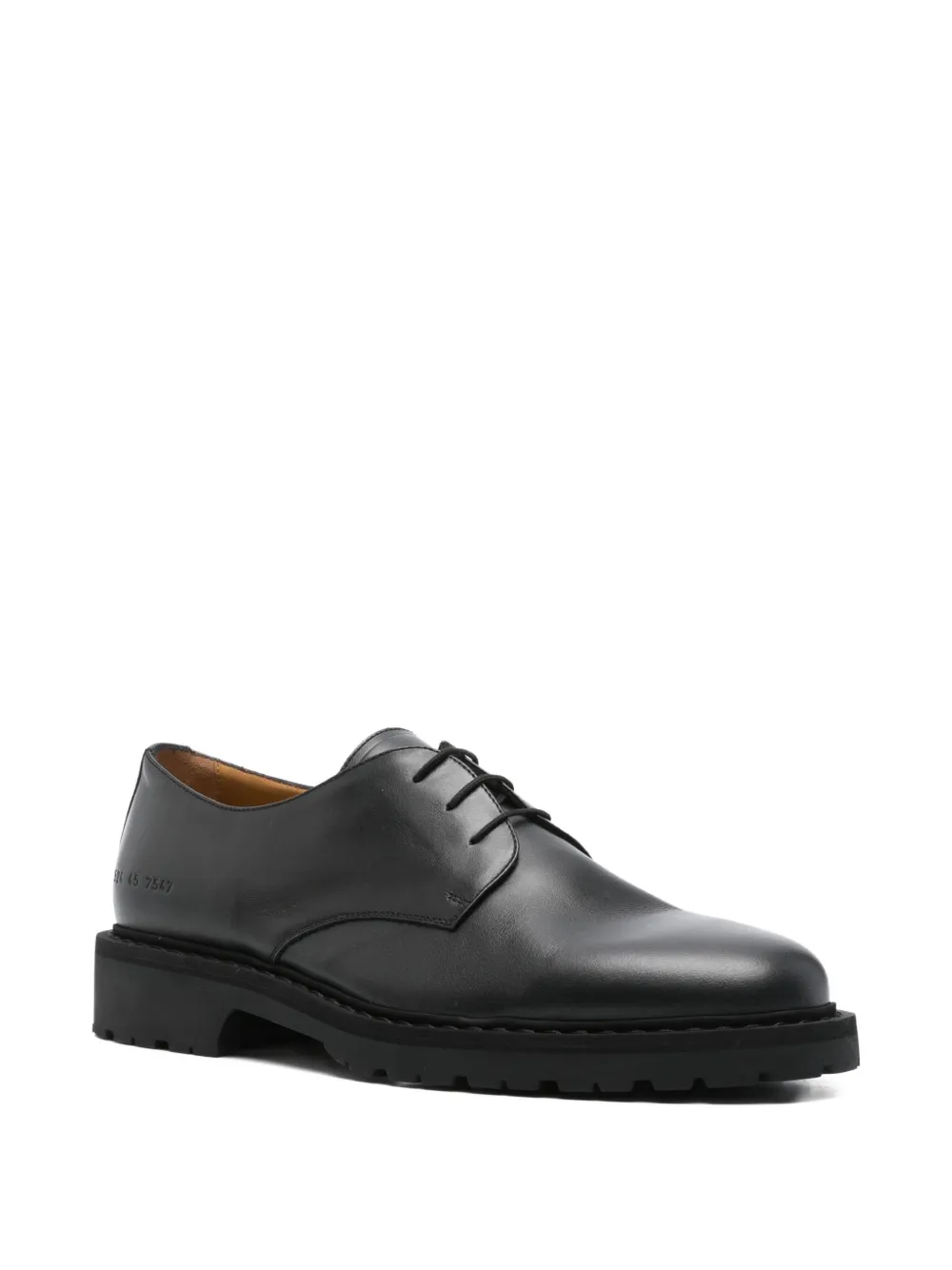 Кожаные туфли дерби на шнуровке Common Projects, черный — фото 2
