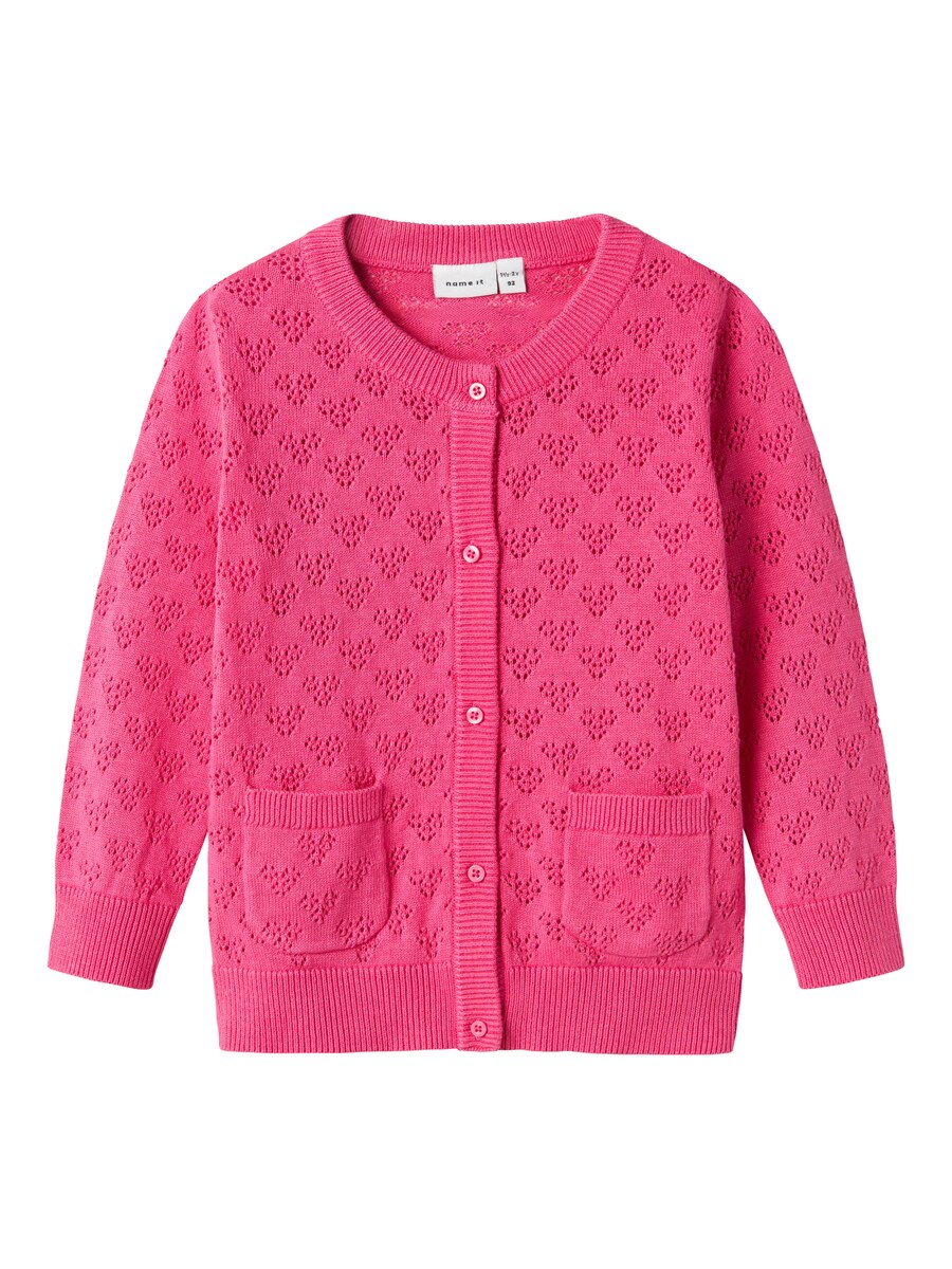 

Вязаный кардиган NAME IT NMFFELOTTE, цвет Magenta