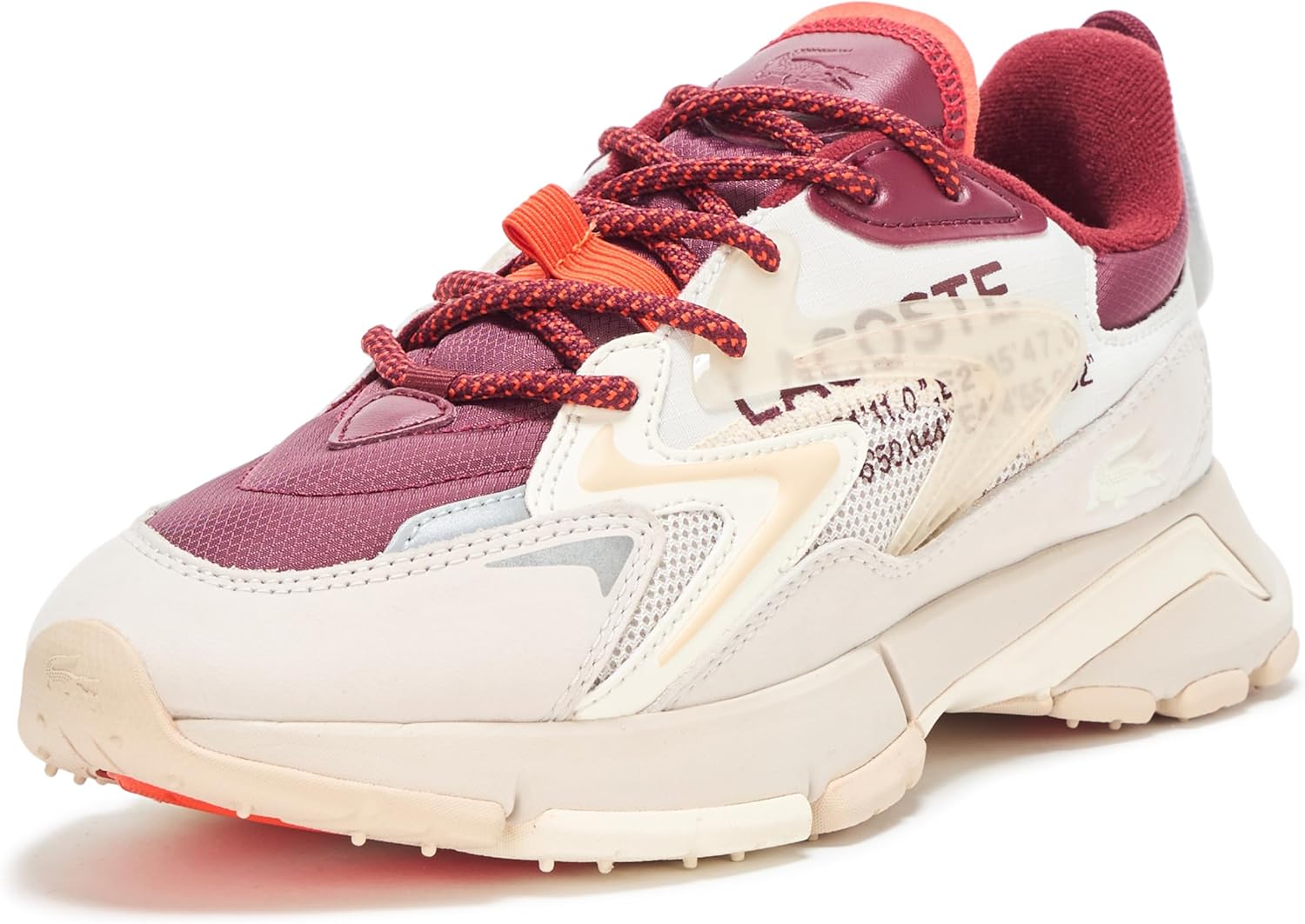 

Мужские кроссовки Lacoste L003 Neo Tech, светло-белый/бордовый