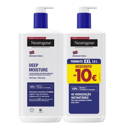 

Лосьон для тела «Глубокое увлажнение» 2 x 750 мл, Neutrogena