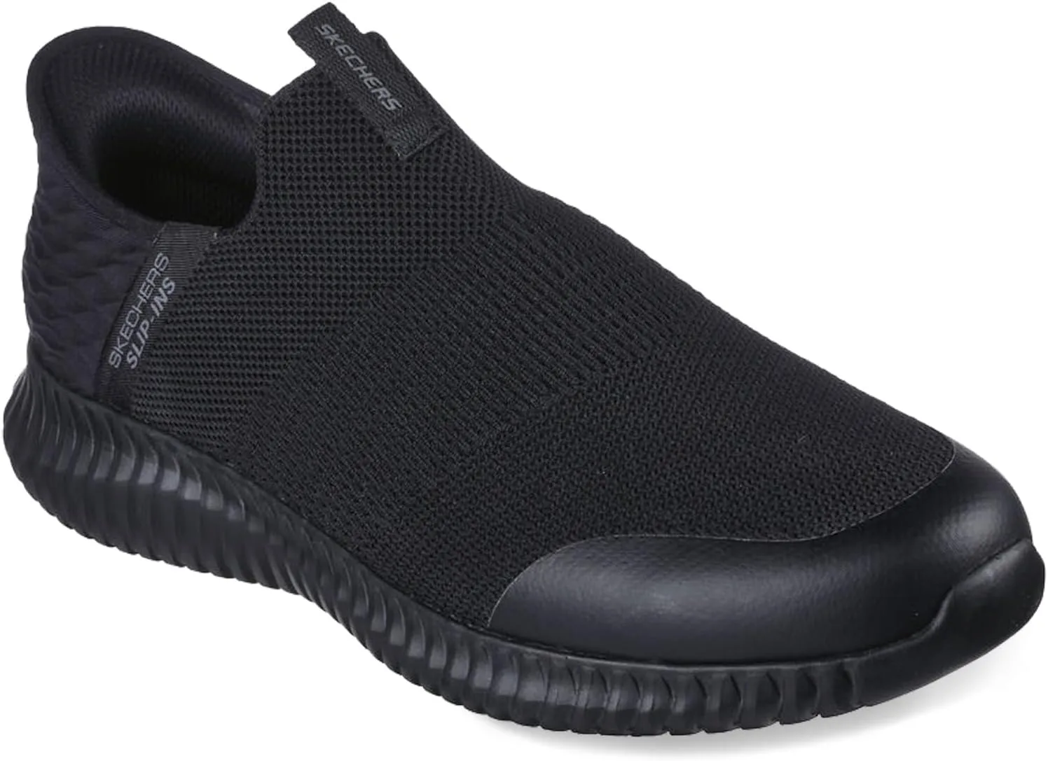 Мужские слипоны Skechers Hands Free Cessnock Rylind SrSneaker, черный — фото 2