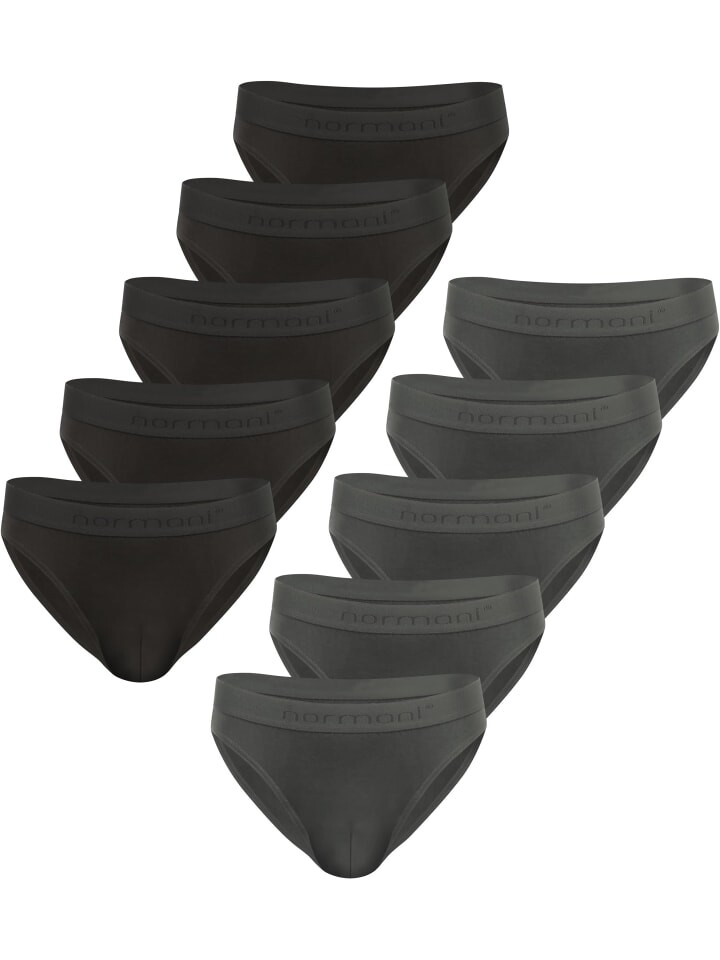 

Трусы normani 10 aus Bio Baumwolle Sliwen, цвет grau/schwarz