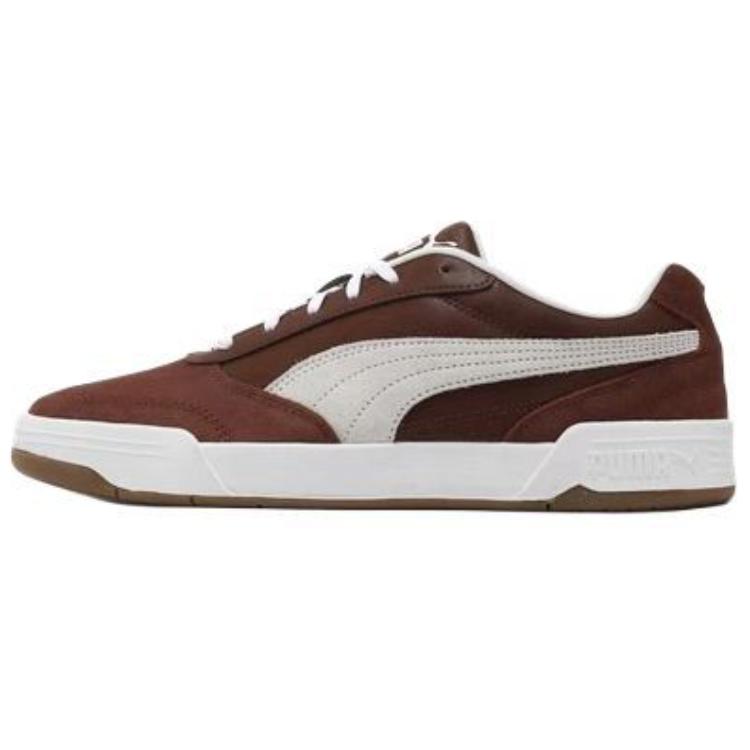 

PUMA Кроссовки для скейтбординга C Skate Low Top, мужские, коричневые, белые