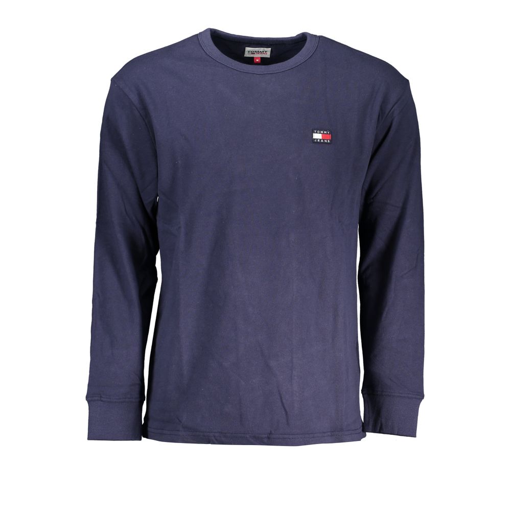 

Синяя хлопковая мужская футболка Tommy Hilfiger