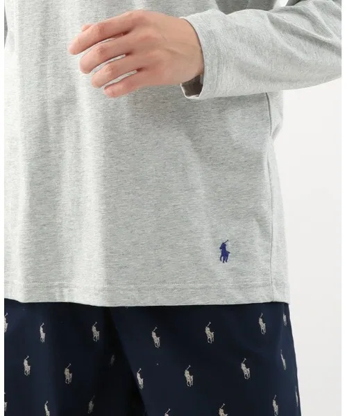 Футболка с длинным рукавом Polo Ralph Lauren из органического хлопка, черная — фото 4