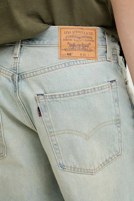 Шорты джинсовые Levi's, синий — фото 4