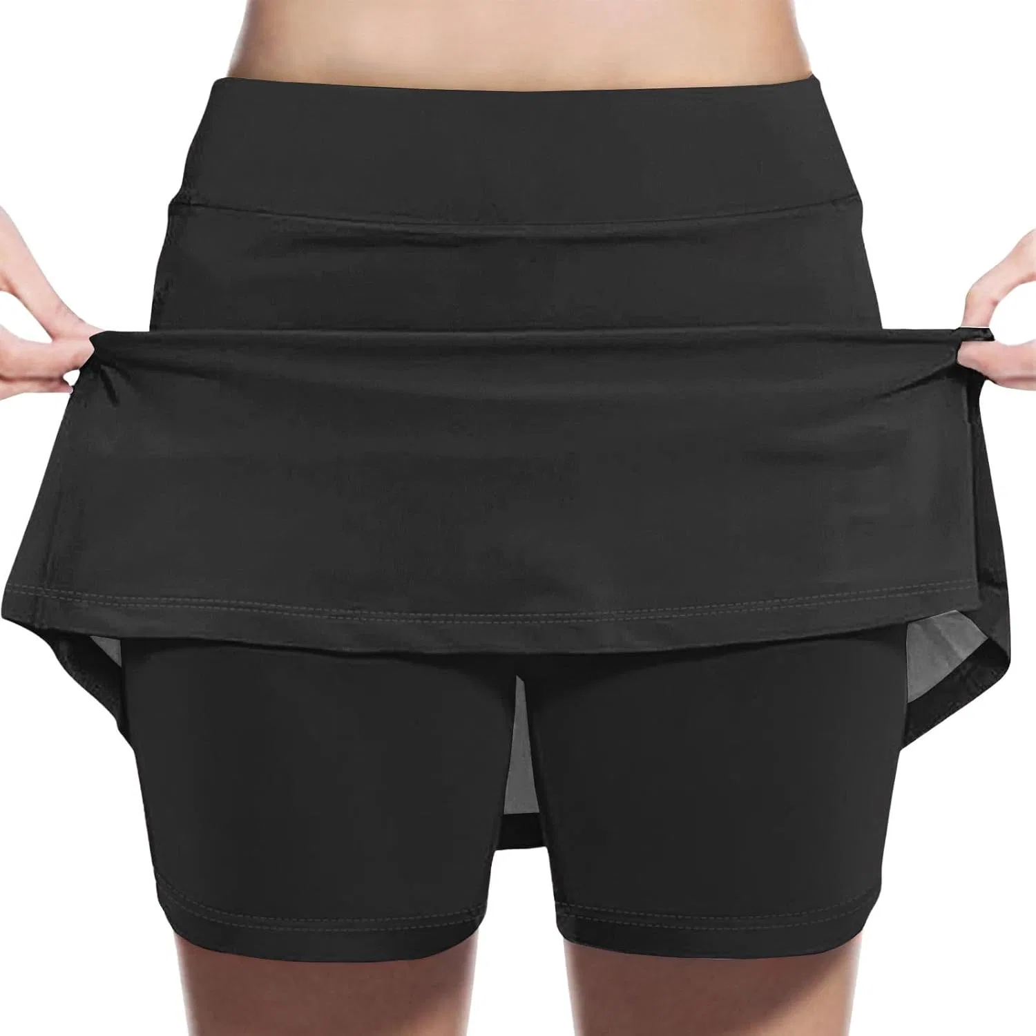 Юбка для активного отдыха Athletic Skort для девочек, Black