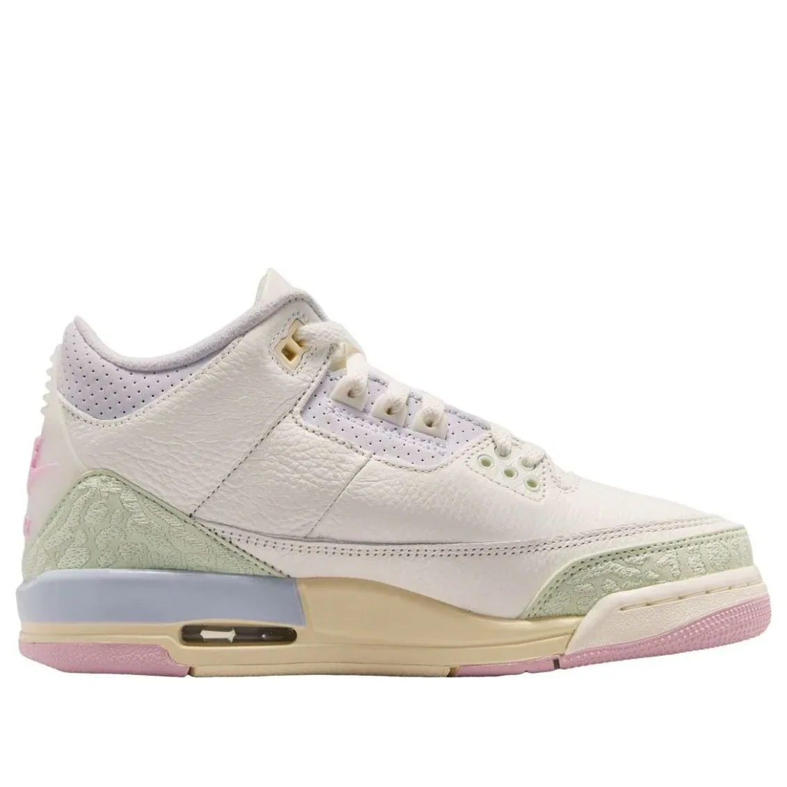 Кроссовки (GS) Air Jordan 3 Retro OG 'Spring is in the Air', белый — фото 2
