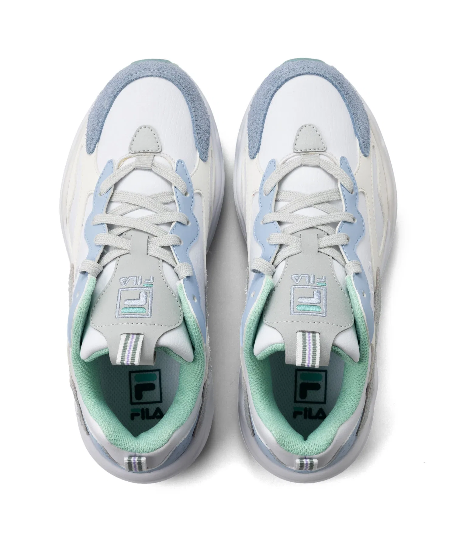 Унисекс кроссовки FILA RAY TRACER SL бело-розовые — фото 2