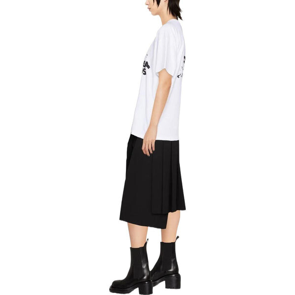 Футболка hand-drawn bb icon t-shirt medium fit 'white' Balenciaga, белый — фото 4