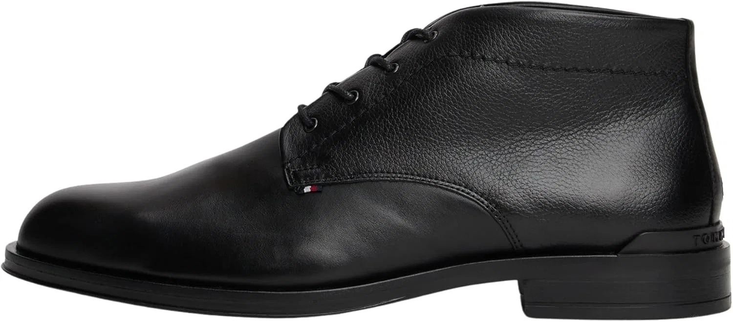 Мужские корпоративные ботинки Tommy Hilfiger LTH Fm0fm05697 средней высоты, Black