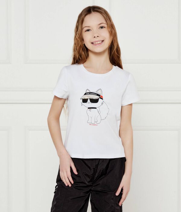 

Футболки Regular fit Karl Lagerfeld Kids, белый