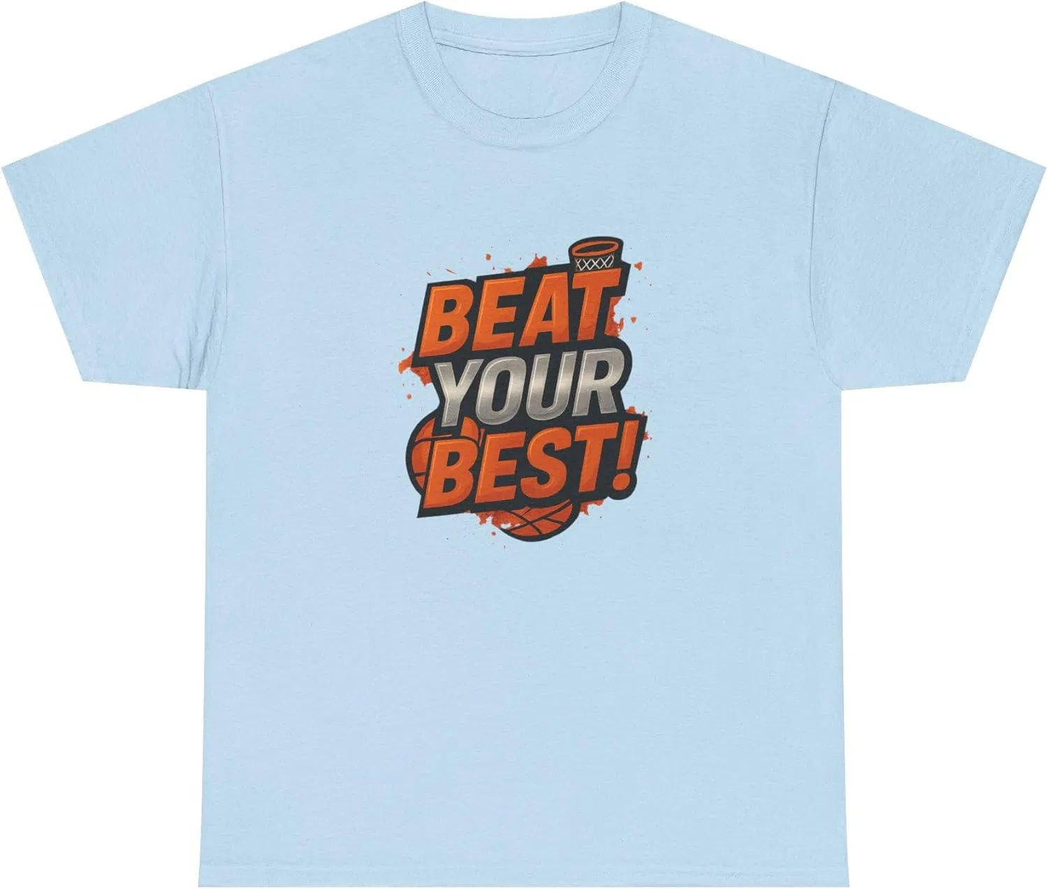 Футболка унисекс из плотного хлопка «Beat Your Best» | Спортивная одежда, футболка для тренировок, мотивационная одежда, подарки для фитнес-команды, атрибутика для поднятия командного духа