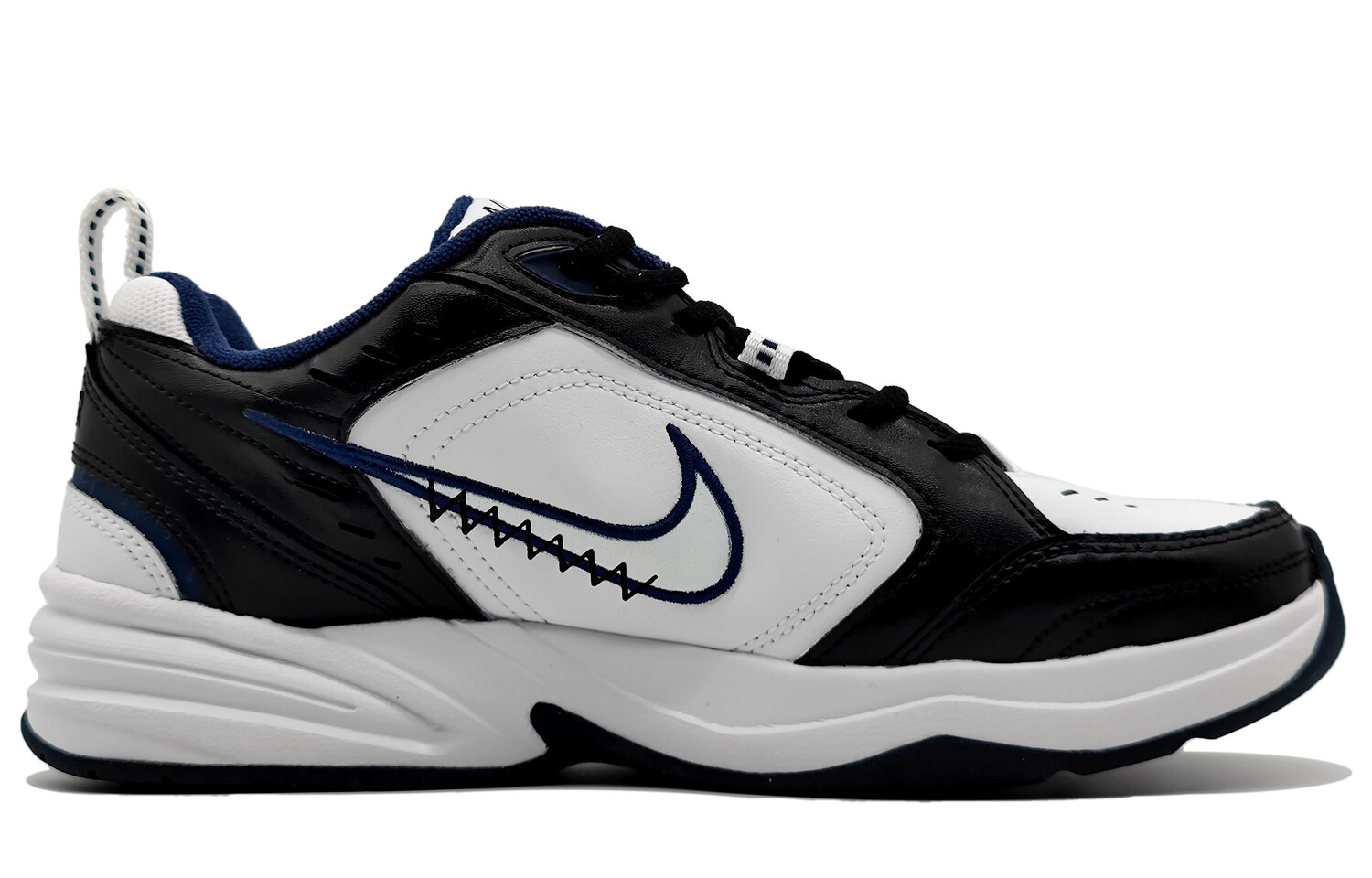 

Кроссовки Nike Air Monarch 4 Chunky Sneakers Unisex Low-Top Black White Orange