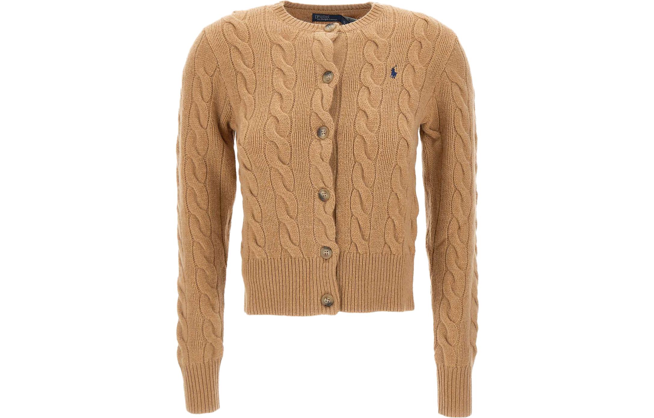 

Кардиган с узором «Поло Пони» Polo Ralph Lauren, розовый