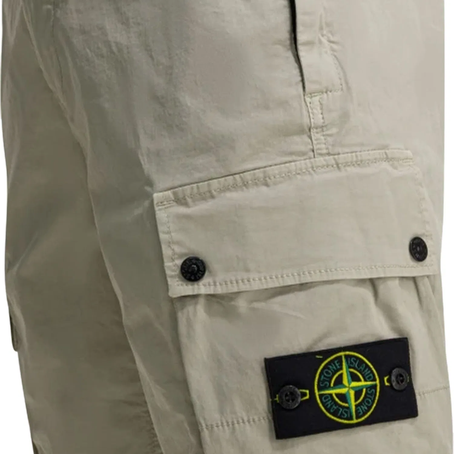 Шорты карго Stone Island Logo Patch Dusty Gray — фото 4