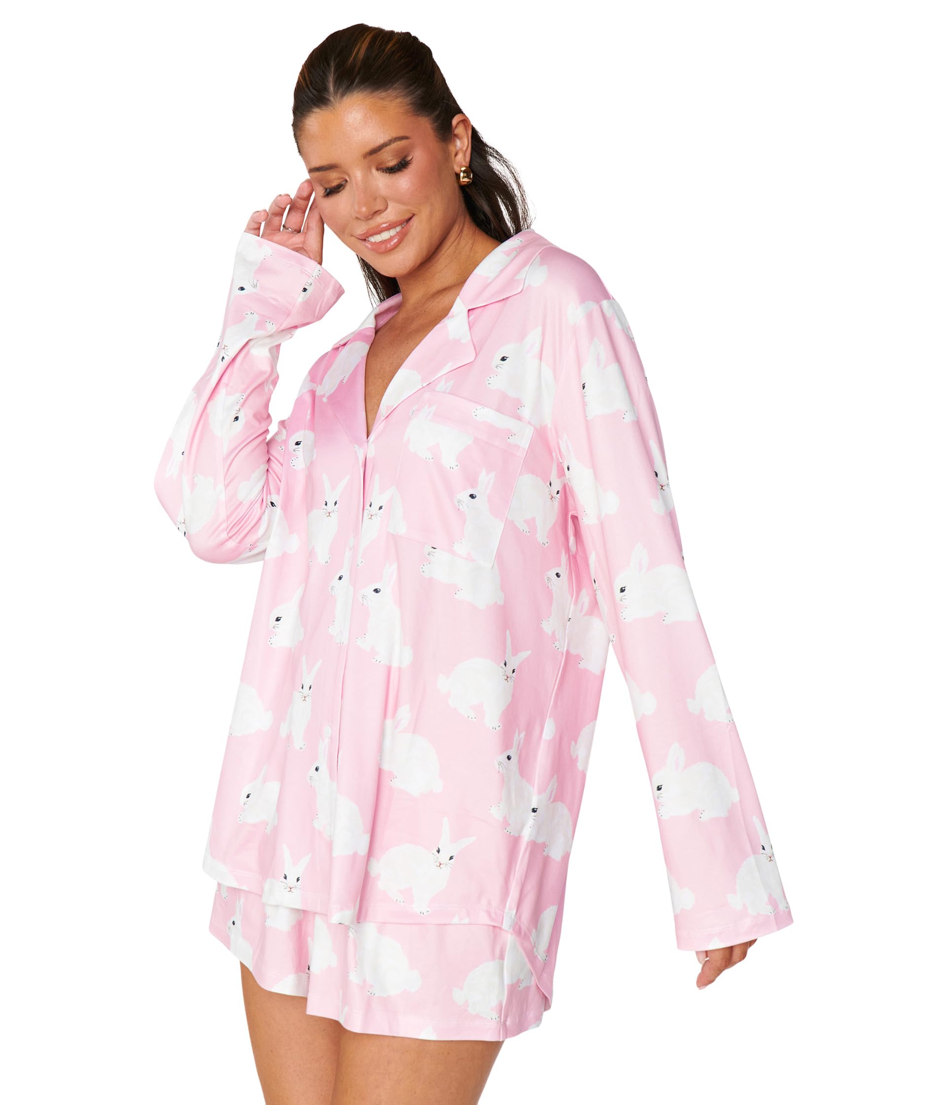 

Пижама Show Me Your Mumu Favorite PJ Set, цвет Pink Bunnies