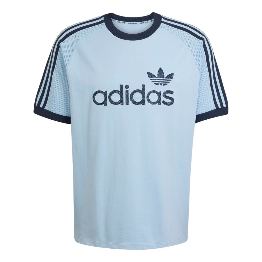 

Футболка adidas Premium Knitted T-Shirt 'Clear Sky', синий