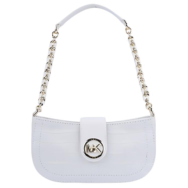 

Кармен Кожаная Сумка Через Плечо из Коровьей Кожи, Цепная Сумка, Женская Белая Сумка Через Плечо MICHAEL KORS