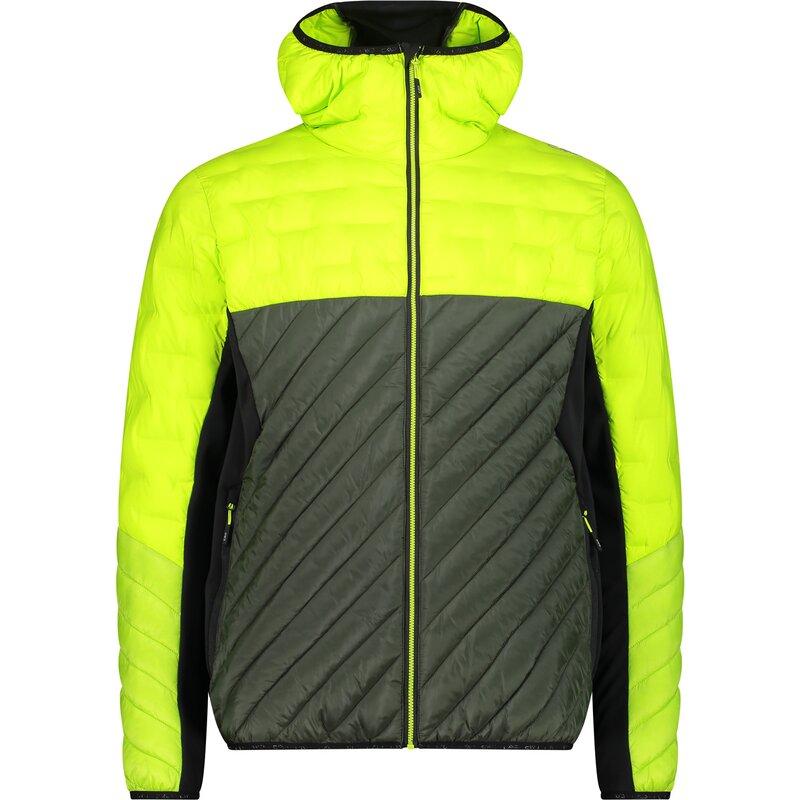 

Куртка мужская куртка гибридная с фиксированным капюшоном Cmp, цвет acido