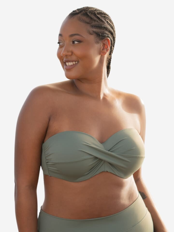 

Верх бикини SugarShape, цвет khaki swim