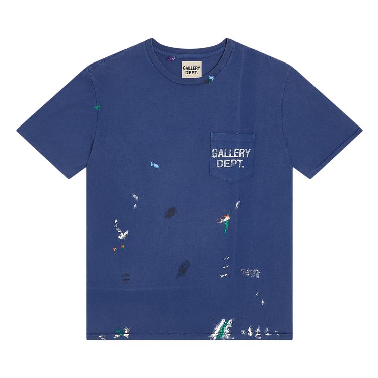 

Футболка Gallery Dept. Vintage Logo Painted Tee 'Navy', синий