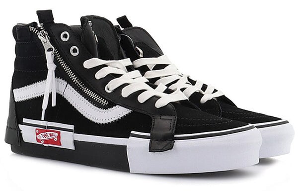 Кроссовки end. x mastermind japan x sk8-hi 'black' Vans, черный — фото 3