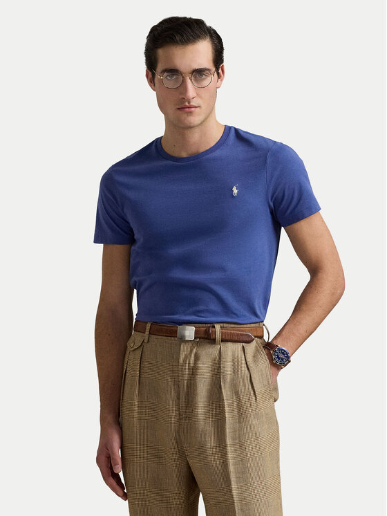 

Футболка облегающего кроя на заказ 710671438427 Polo Ralph Lauren, синий