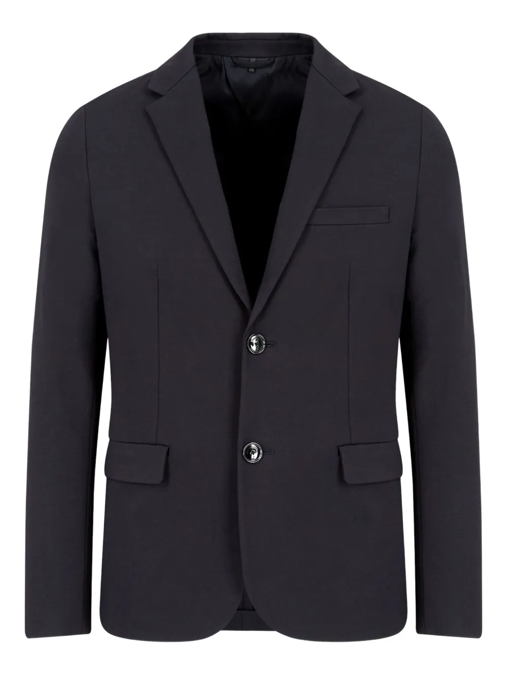 

Пиджак с лацканами-шалями Emporio Armani, синий