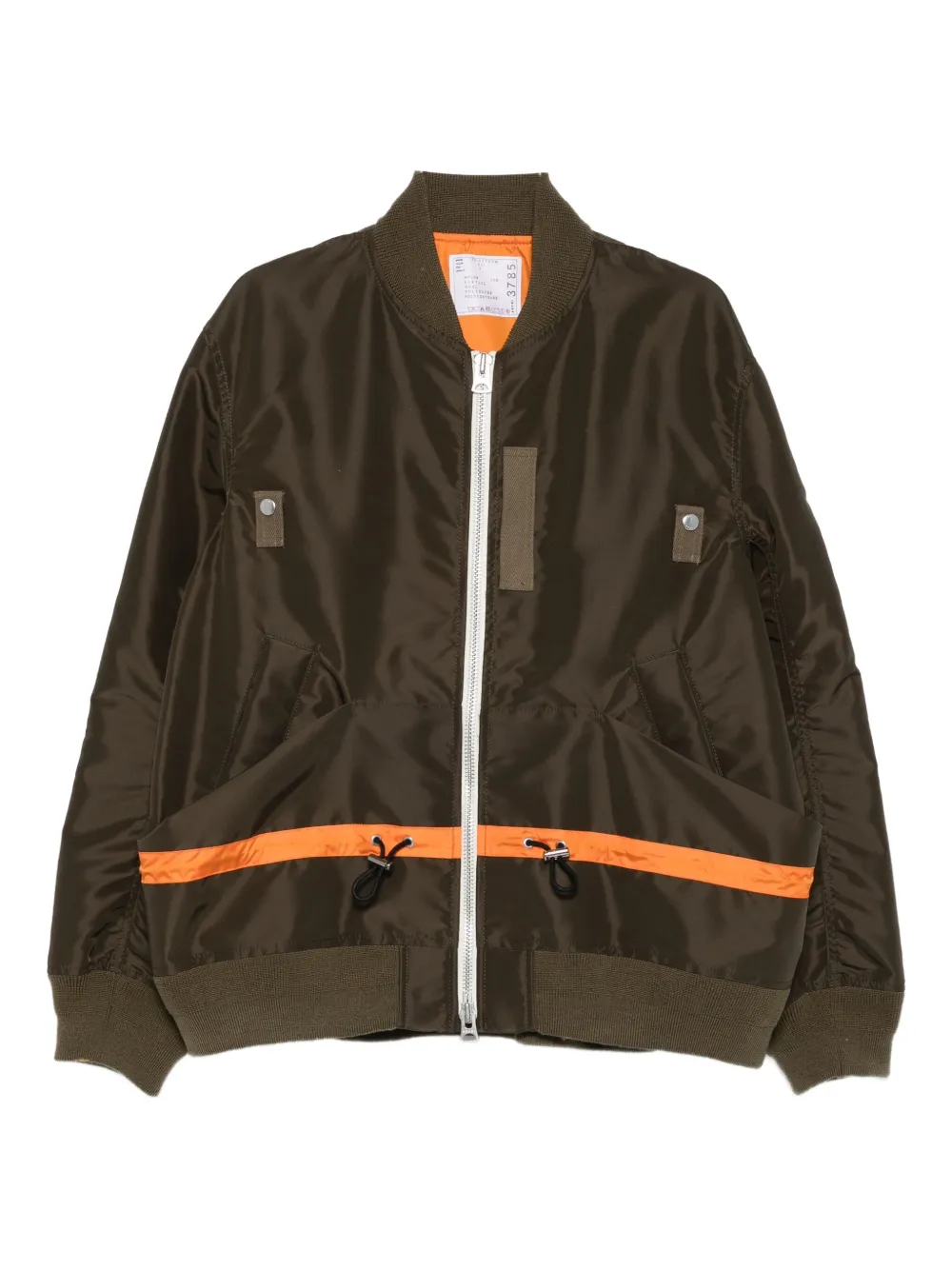 

Бомбер с кулиской SACAI, зеленый