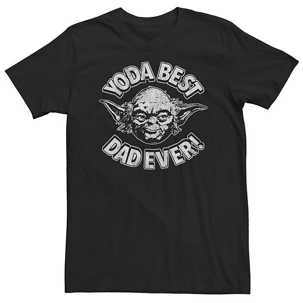 

Футболка Big & Tall "Yoda best dad ever" Star Wars