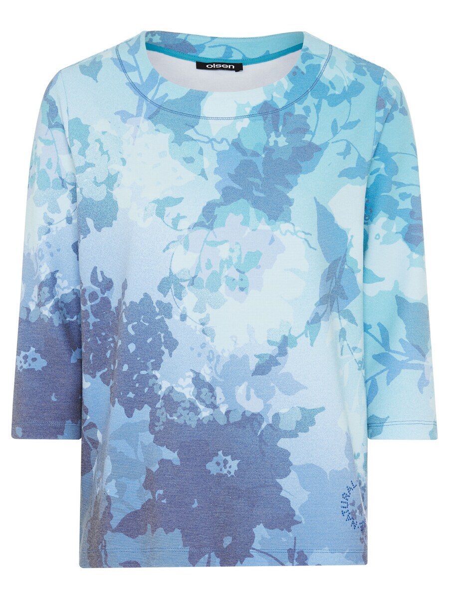 

Рубашка Olsen Henny, цвет Opal/Pastel blue/Light blue