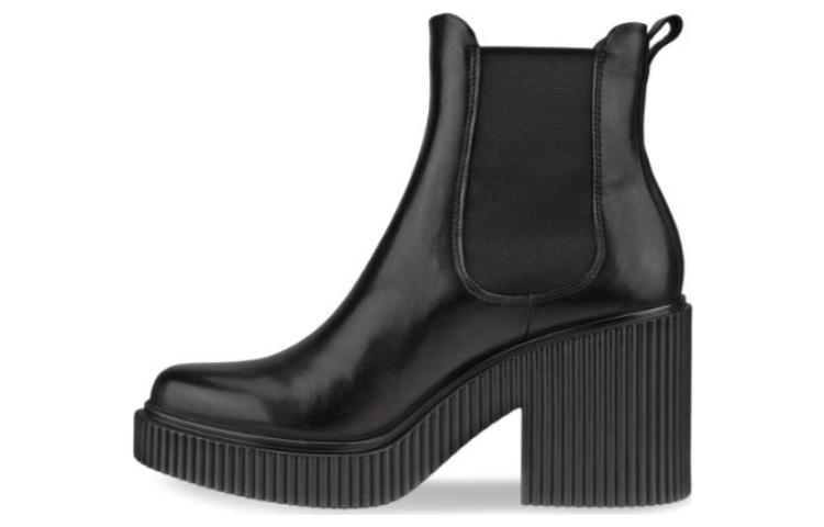 Ecco Короткие женские ботинки челси 7,5 см, черные
