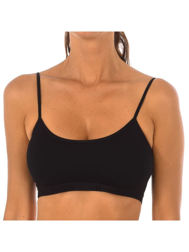 

Спортивный бюстгальтер черного цвета Kisses and Love