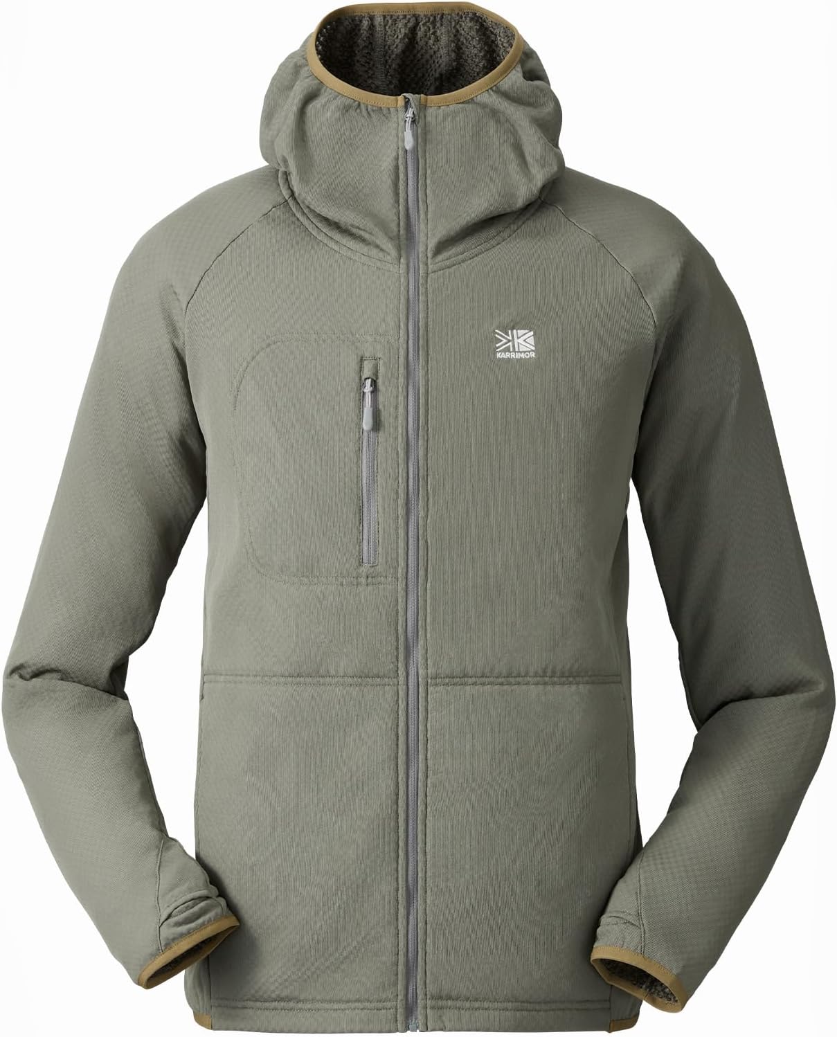 

Толстовка с термоизоляцией на молнии Kalimar Outdoor Octa Karrimor, шалфейно-серый