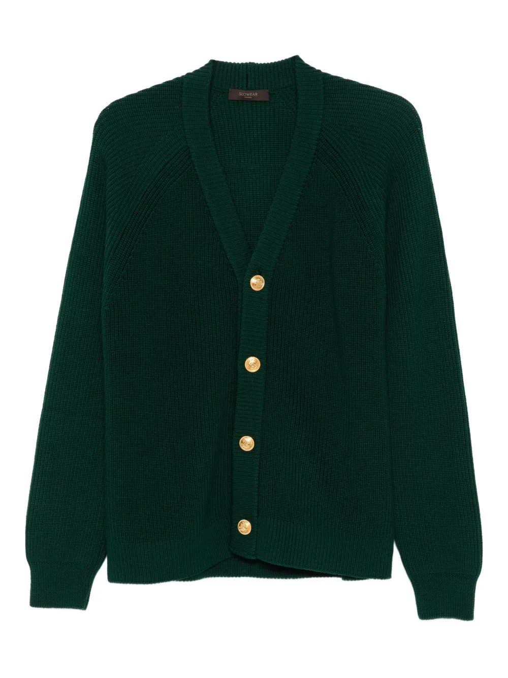 

Кардиган из вирджинской шерсти Zanone, зеленый