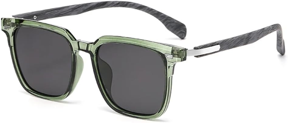 

Ретро-модные поляризованные солнцезащитные очки для женщин и мужчин, классический винтажный стиль, защита от УФ-излучения UV400, для активного отдыха VFDHN, Transparent Green