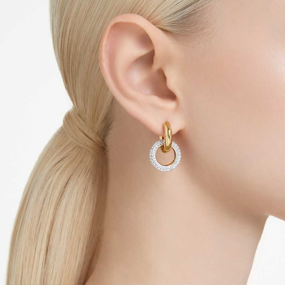 

Серьги-Кольца Dextera Swarovski