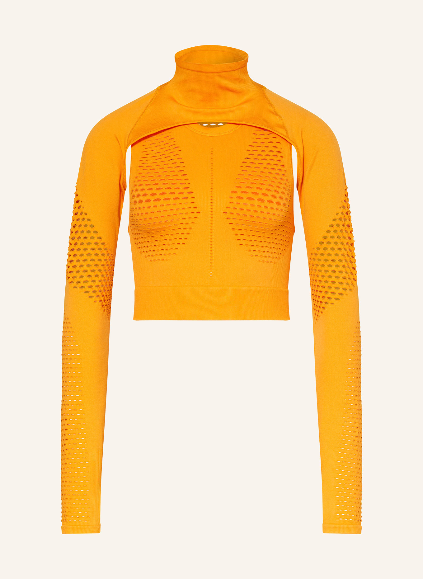 

Укороченный топ adidas by Stella McCartney, цвет NEONORANGE