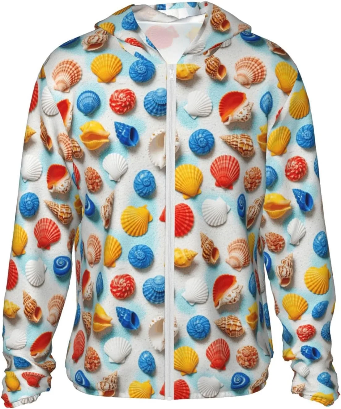 

Supdreamc Унисекс UPF 50+ худи от солнца, легкая молния на всю длину