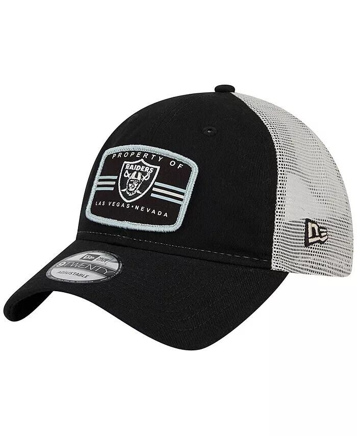 

Мужская черная кепка Snapback Las Vegas Raiders Property Trucker 9TWENTY New Era