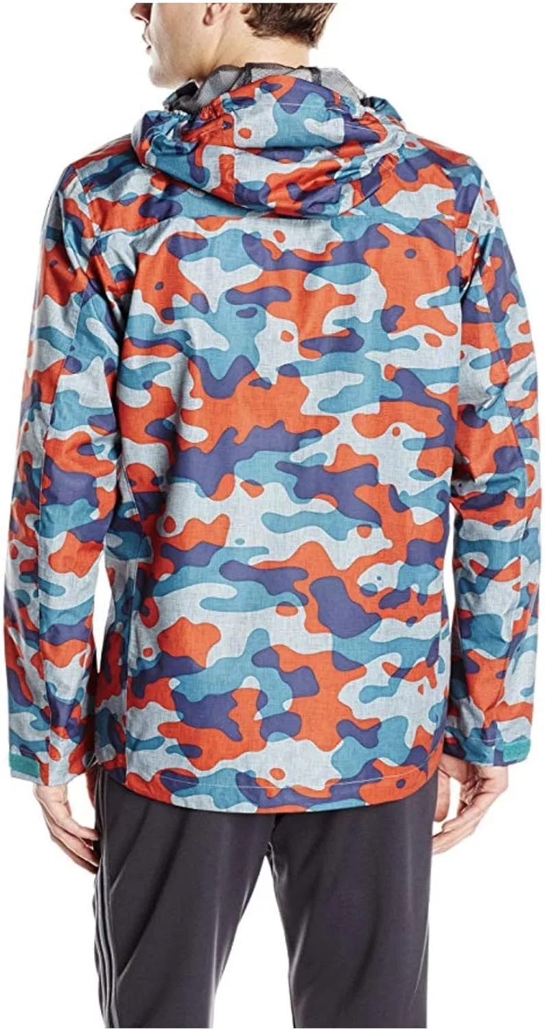 Мужская двухслойная камуфляжная куртка adidas Outdoor Wandertag AOP — фото 2