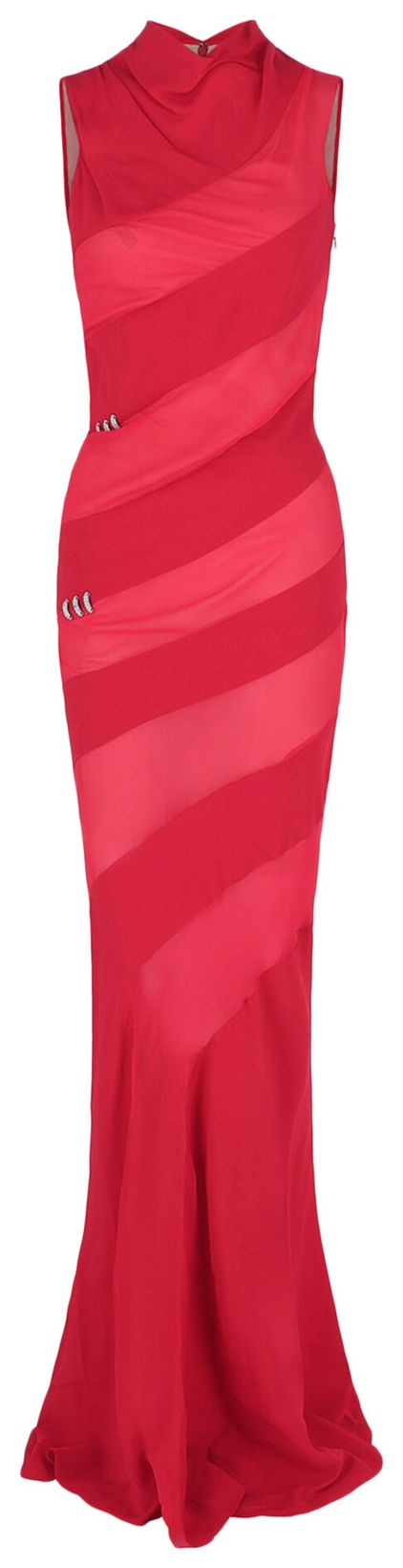 

Платье Givenchy «Цикламен» с сетчатыми вставками и кристаллами, розовый