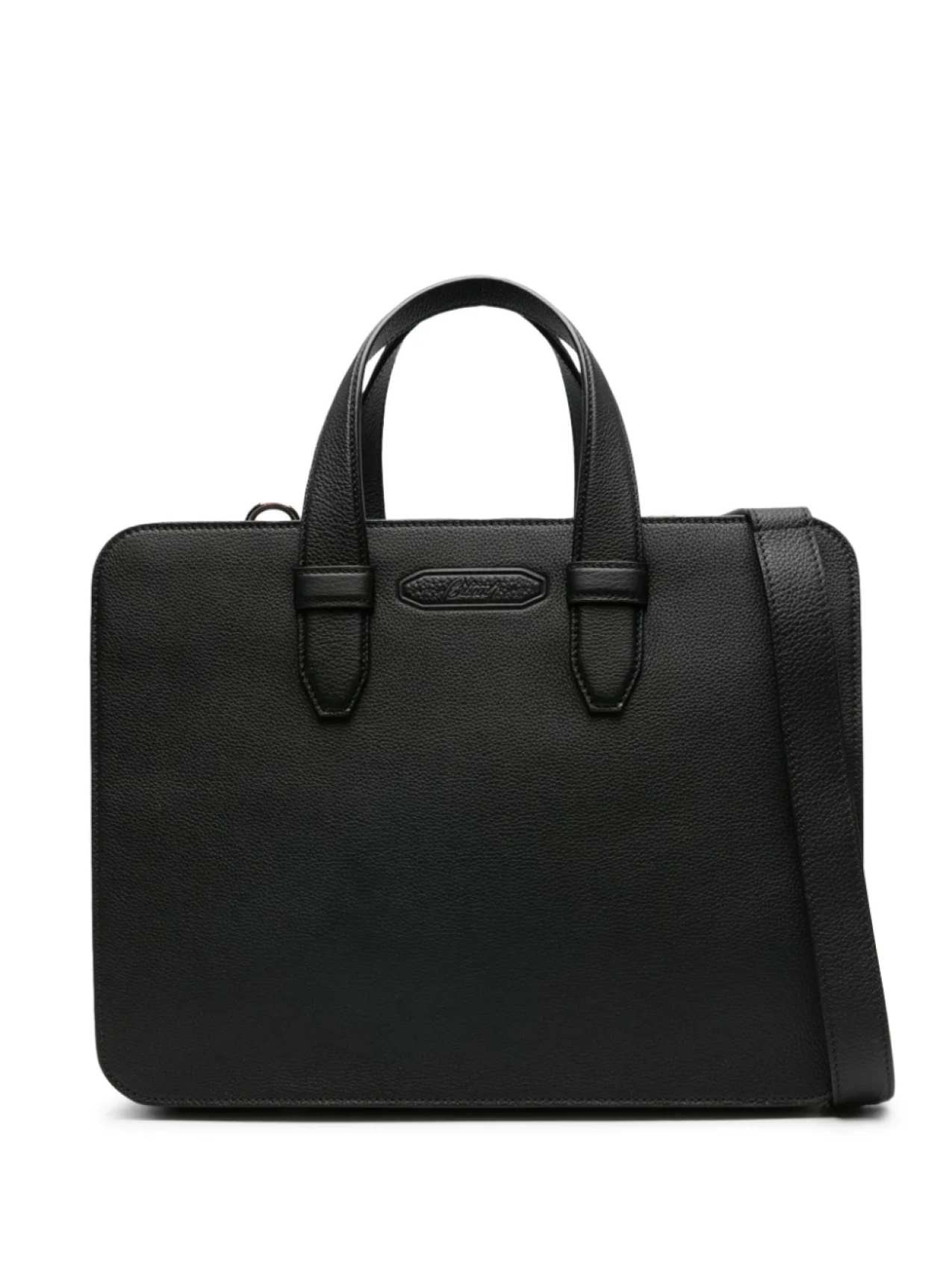 

Brioni портфель с тисненым логотипом, черный