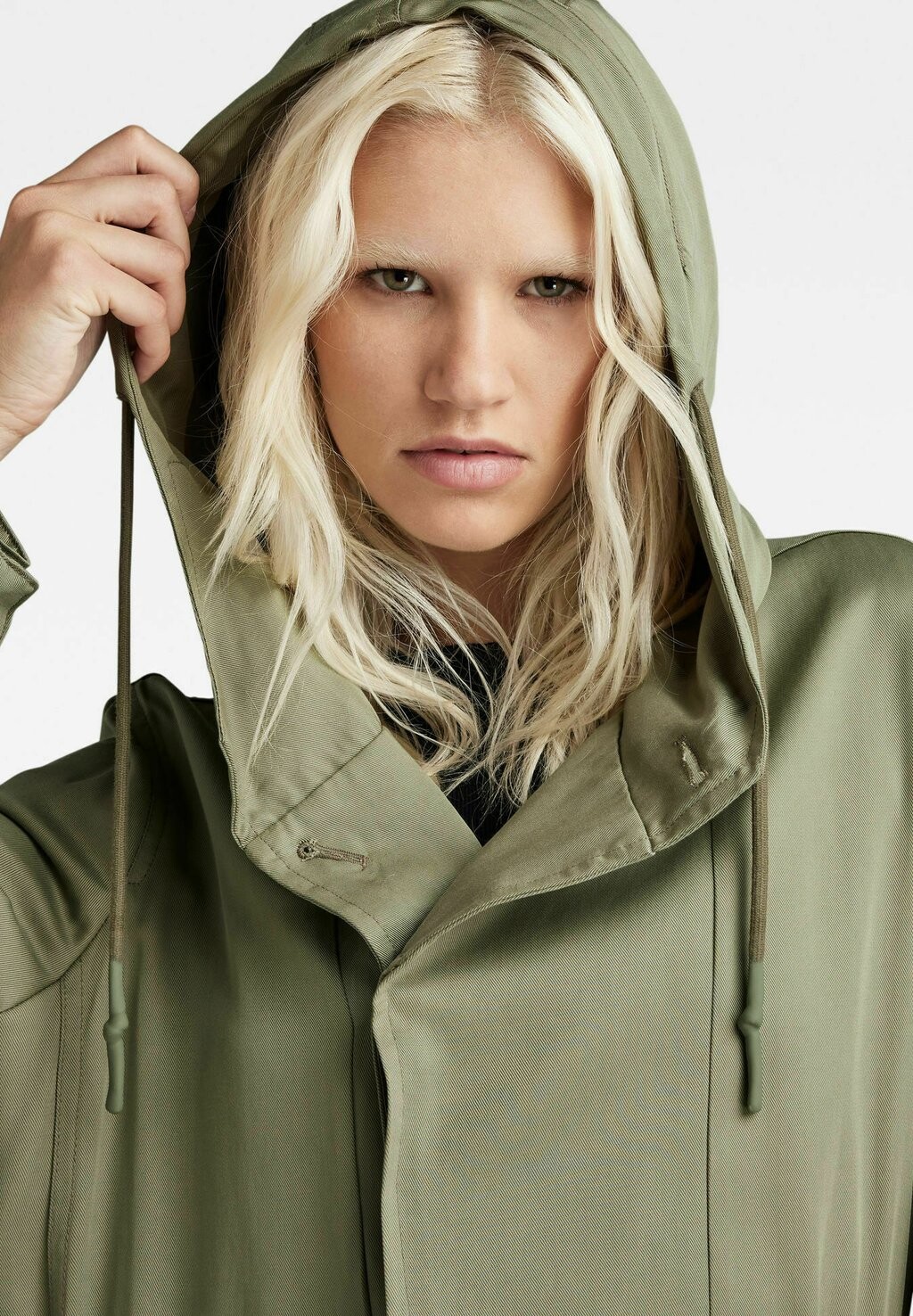 

Парка FLUID FISHTAIL HOODED G-STAR, зеленый